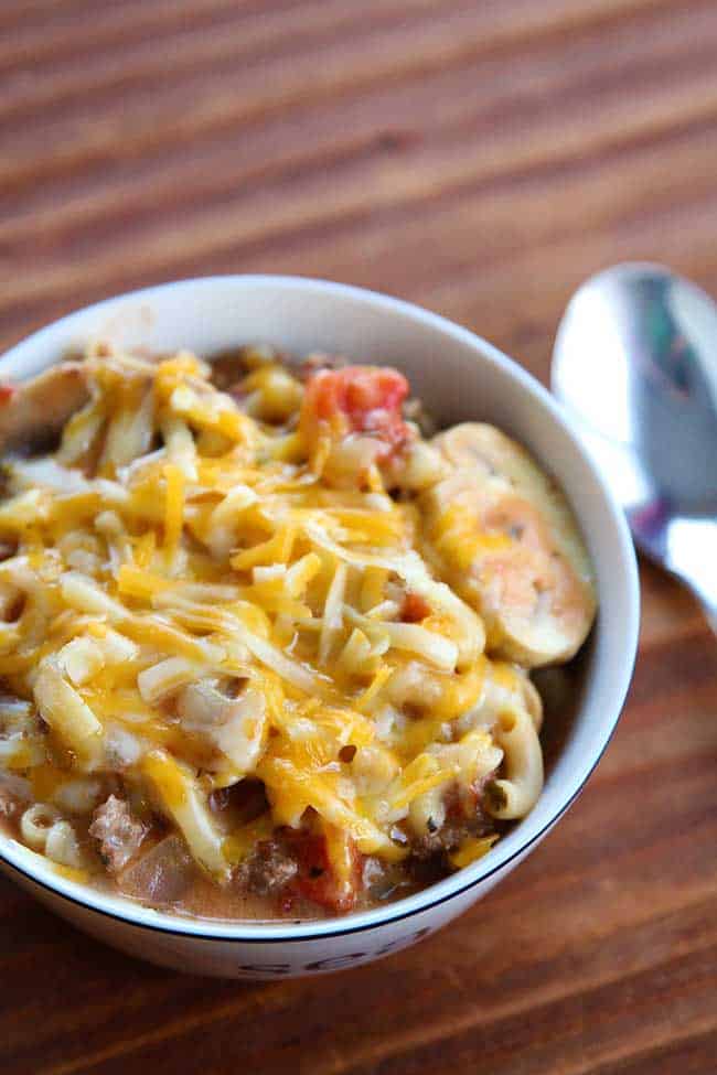 Cheesy Beef Skillet Dinner - The Kitchen Magpie