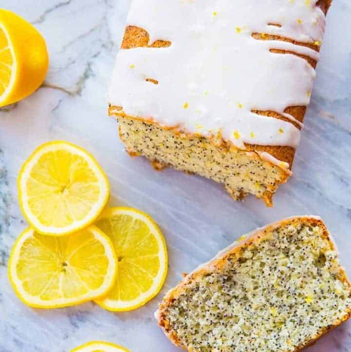 Lemon Poppy Seed Loaf Cake With Lemon Glaze The Kitchen Magpie