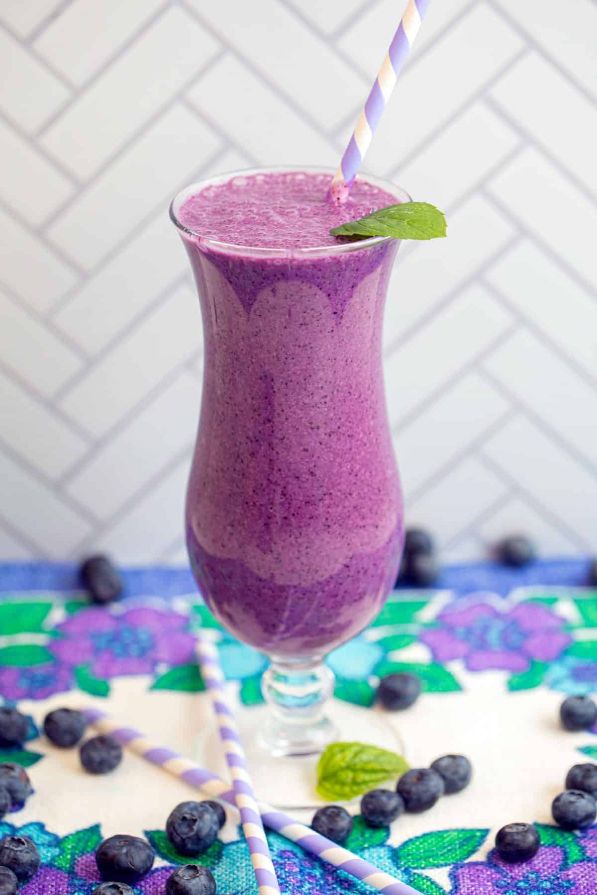 Blueberry Smoothie The Kitchen Magpie