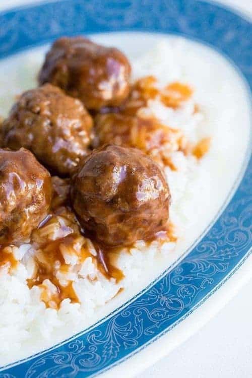 Sweet and Sour Meatballs Recipe - The Kitchen Magpie