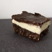 A piece of Magpie's Bailey's Bars with Chocolate on Top