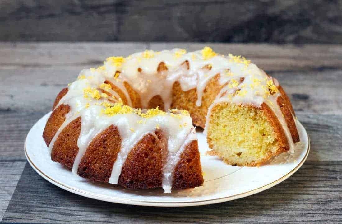 Lemon Bundt Cake - The Kitchen Magpie