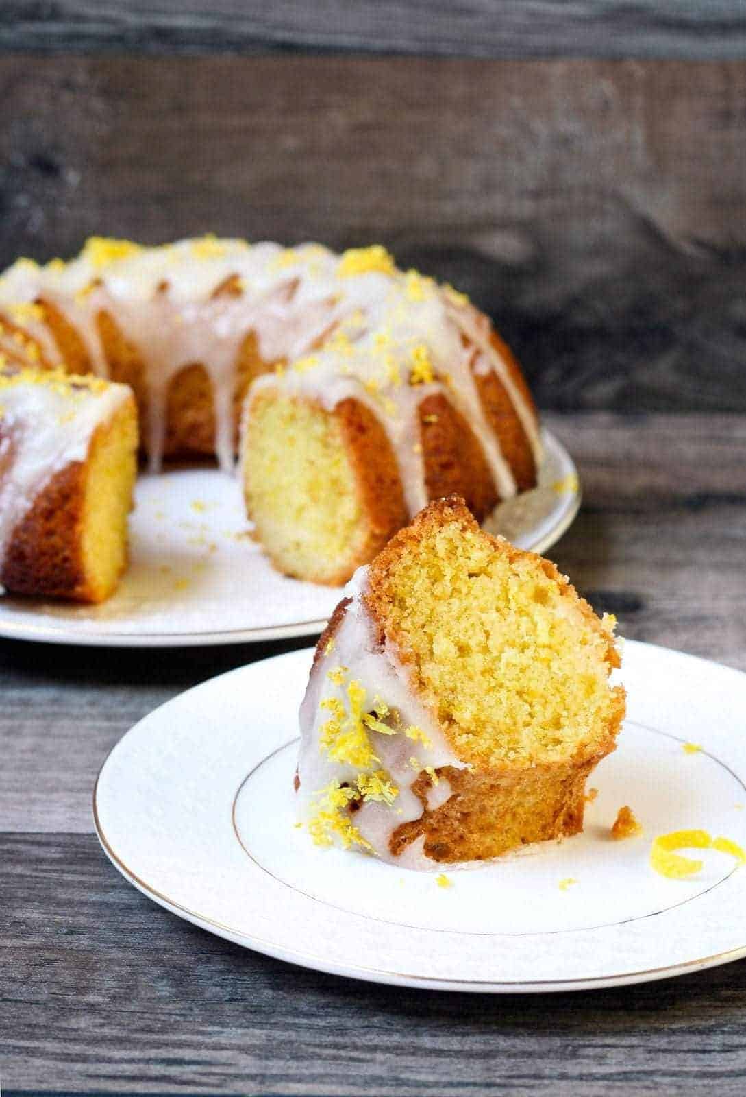 Lemon Bundt Cake - The Kitchen Magpie