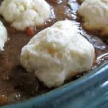 Crock pot Dumplings on soup concoction