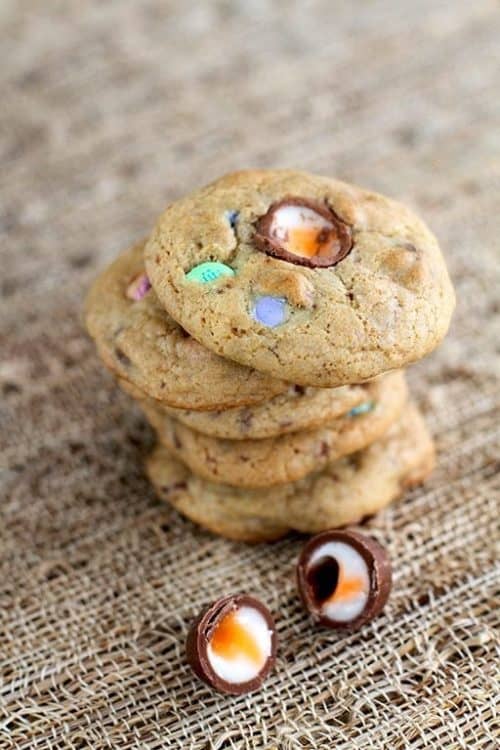 Leftover Easter Candy Cookies - The Kitchen Magpie