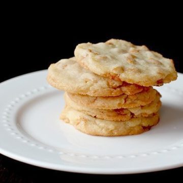 Crispy Butterscotch Cookies - The Kitchen Magpie