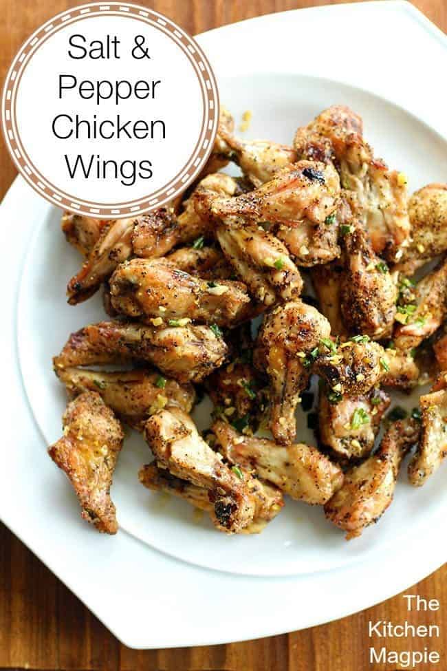 Amazing Salt and Pepper Chicken Wings - The Kitchen Magpie
