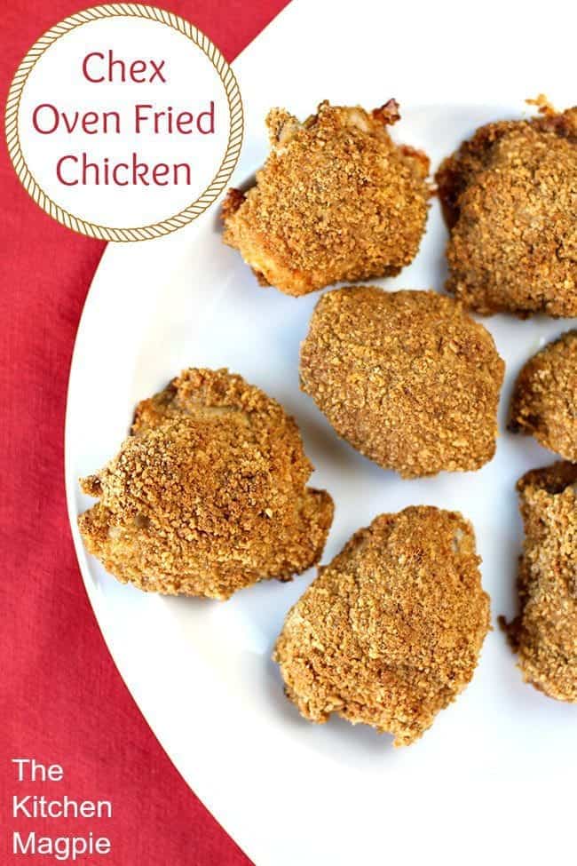 Chex Oven Fried Chicken Gluten Free - The Kitchen Magpie