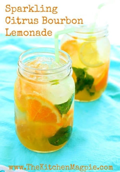 Sparkling Citrus Bourbon Lemonade - The Kitchen Magpie