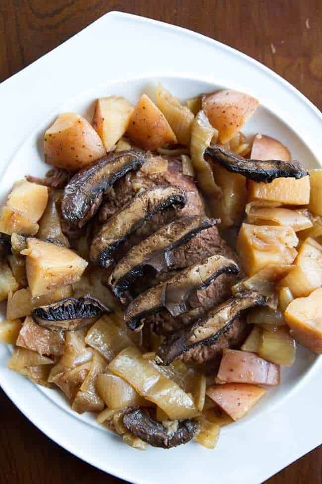 Best Crockpot Steak and Potatoes · The Typical Mom