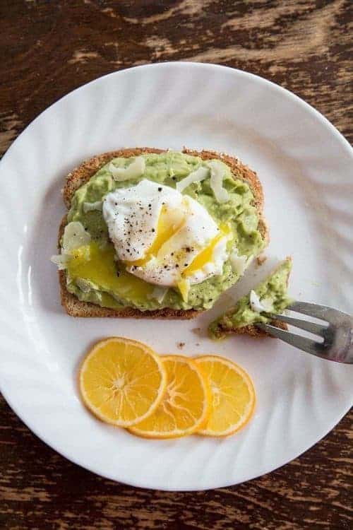 Meyer Lemon Parmesan Avocado Toast & Egg - The Kitchen Magpie