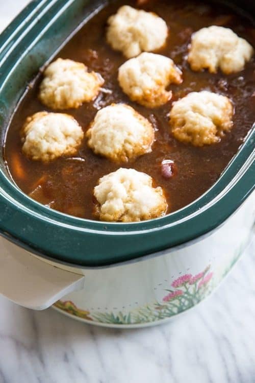 How to Make Slow Cooker or Crock Pot Dumplings The Kitchen Magpie