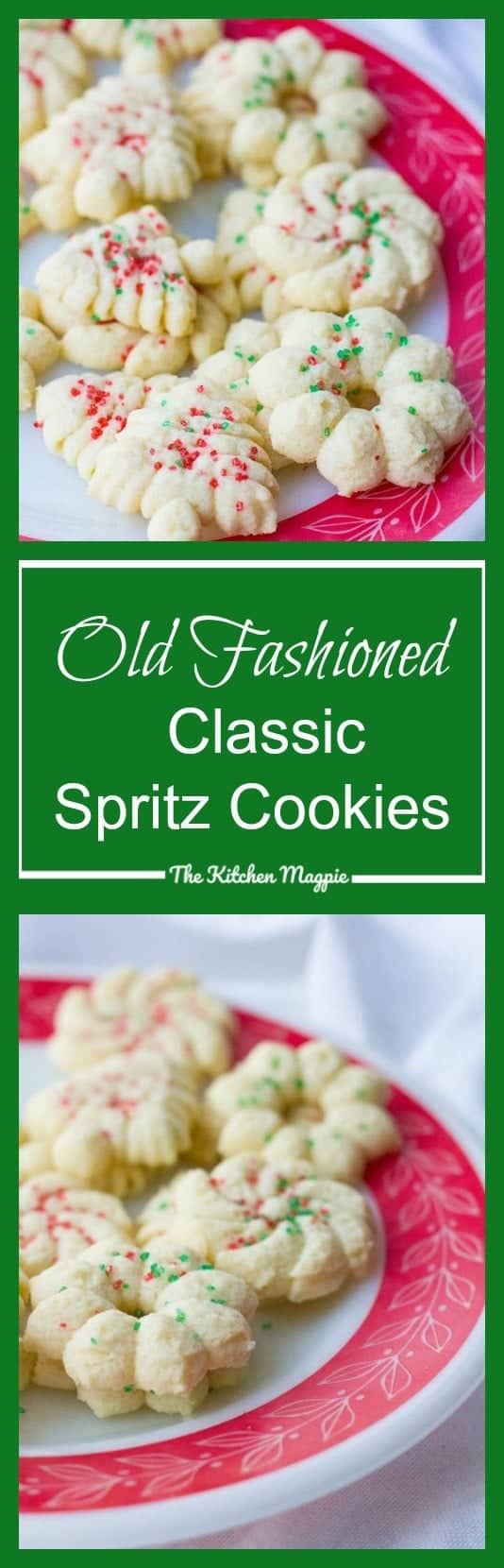 Old Fashioned German Spritz Cookies Recipe