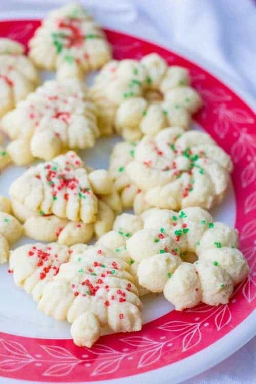 Old Fashioned Classic Spritz Cookies - The Kitchen Magpie