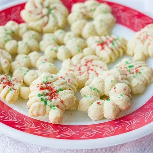 Old Fashioned Classic Spritz Cookies - The Kitchen Magpie