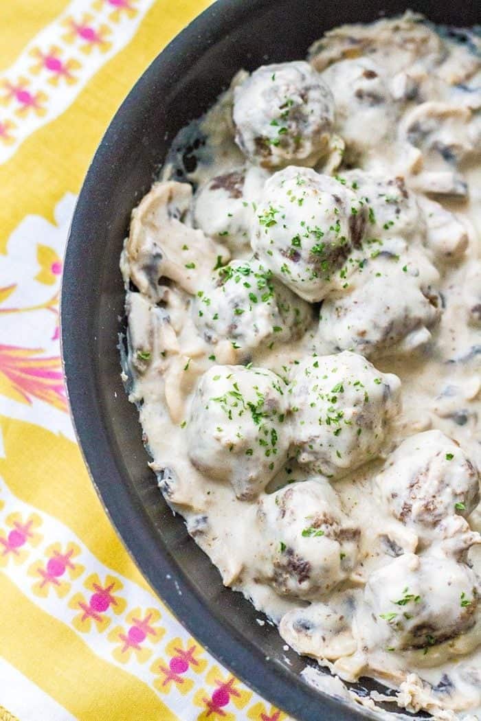 meatballs-with-homemade-mushroom-sauce-the-kitchen-magpie