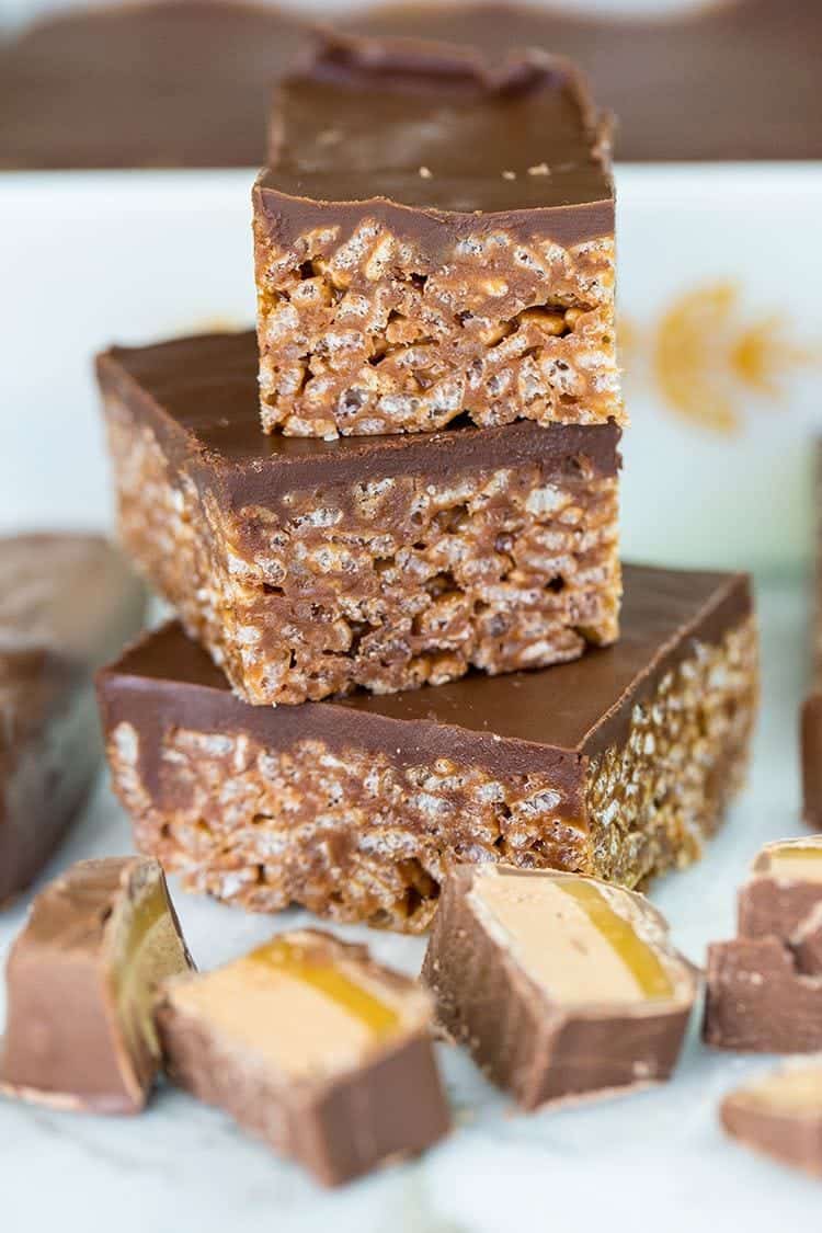 Mars Bars Squares - The Kitchen Magpie