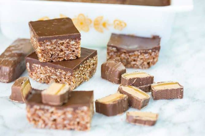 Mars Bars Squares - The Kitchen Magpie