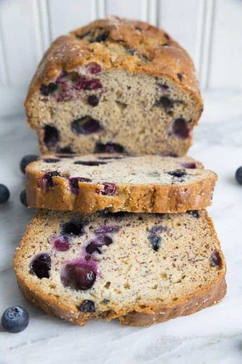 Blueberry Banana Bread - The Kitchen Magpie