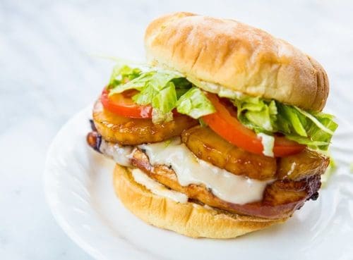 Copy Cat Red Robin's Teriyaki Chicken Burger - The Kitchen Magpie