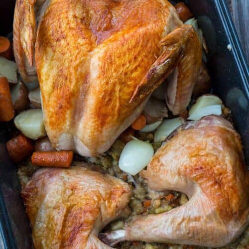Turkey in a bag with Molly's Passover vegetable stuffing Recipe