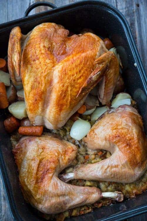 Deconstructed Turkey and Stuffing With Vegetables in ONE Roaster! - The ...