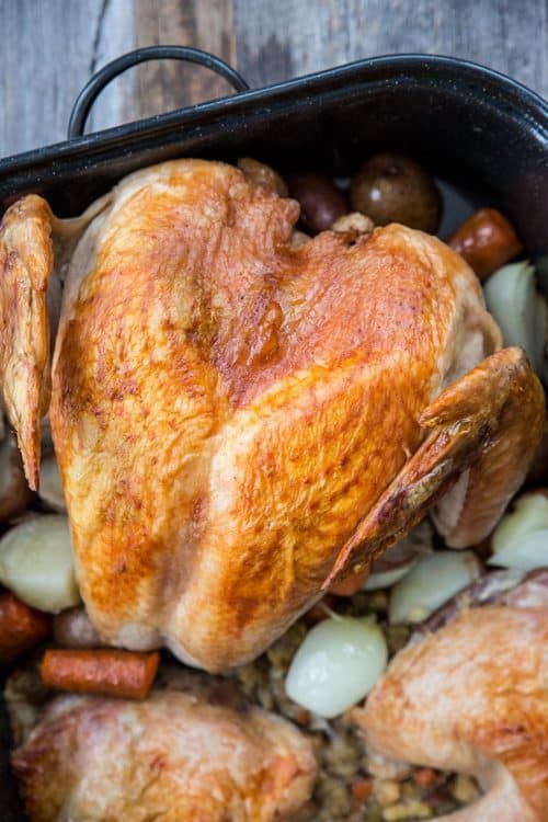 Deconstructed Turkey and Stuffing With Vegetables in ONE Roaster! - The ...