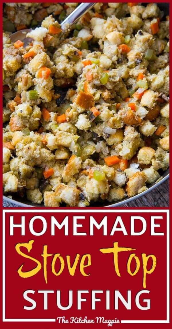 Easy Grilled Skillet Stuffing Recipe
