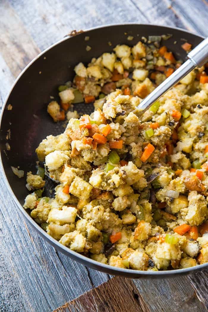 Mom's Homemade Stove Top Stuffing - The Kitchen Magpie