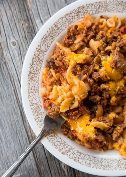 Johnny Marzetti Casserole - (Ground Beef Casserole Recipe) - The ...