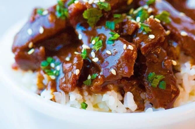 Instant Pot Mongolian Beef Pf Chang S Copycat The Kitchen Magpie