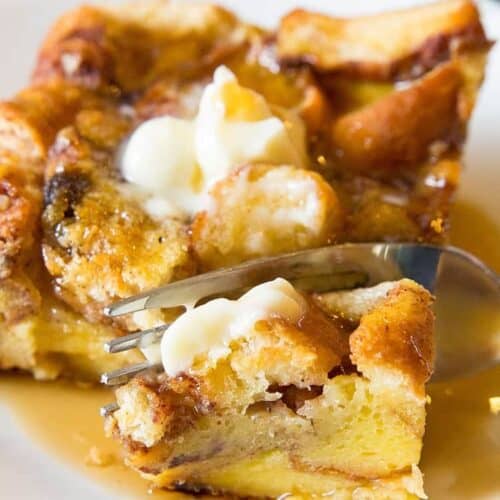 Leftover Cinnamon Rolls French Toast Casserole The Kitchen Magpie 