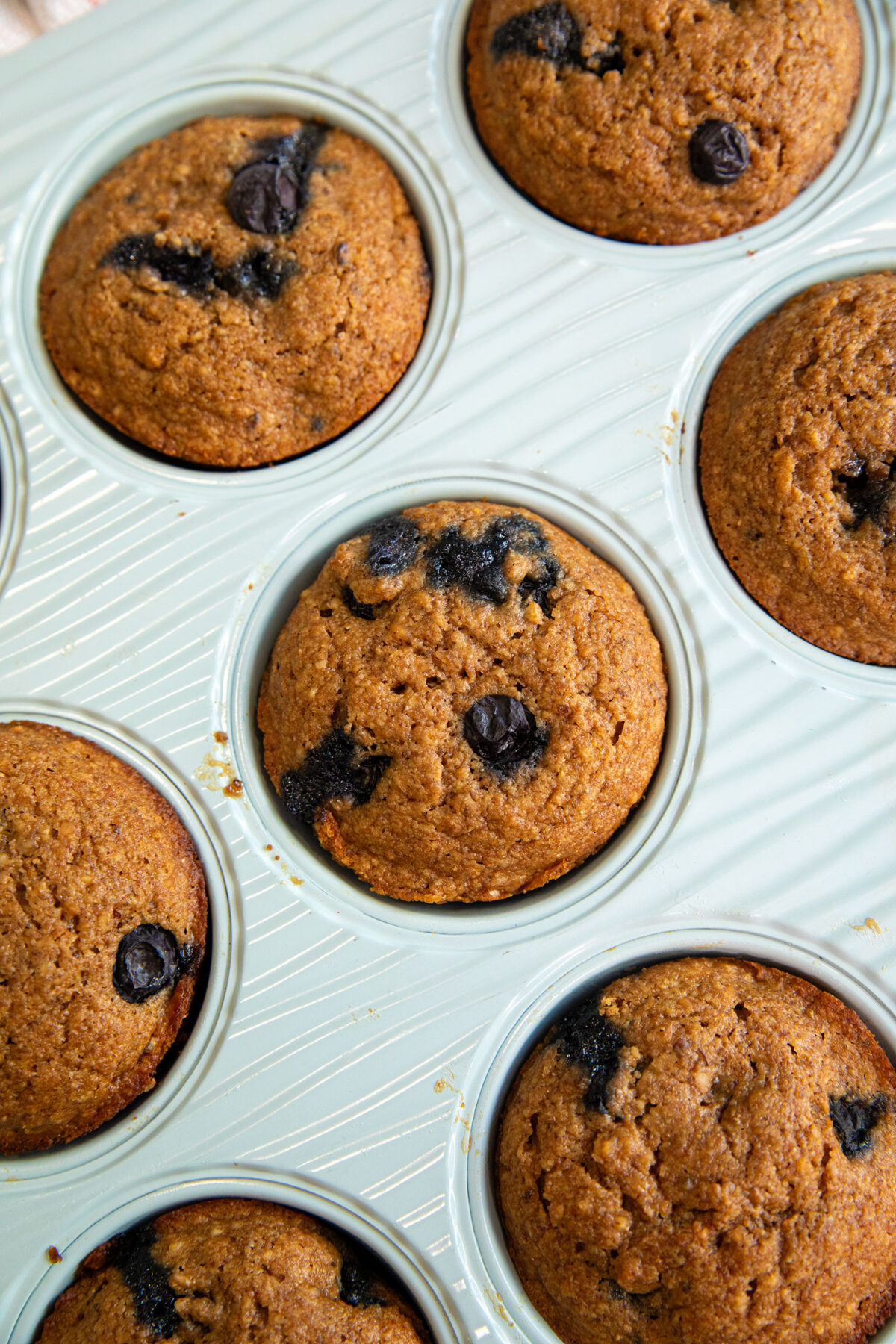 nine grain blueberry muffins