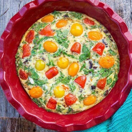 Mediterranean Vegetable Frittata - How to Make a Vegetable