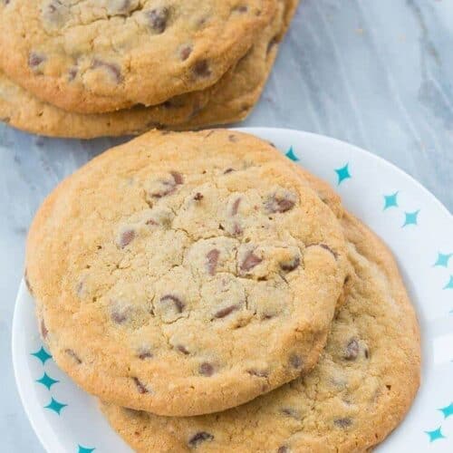 Mrs Fields Blue Ribbon Chocolate Chip Cookies - The Kitchen Magpie