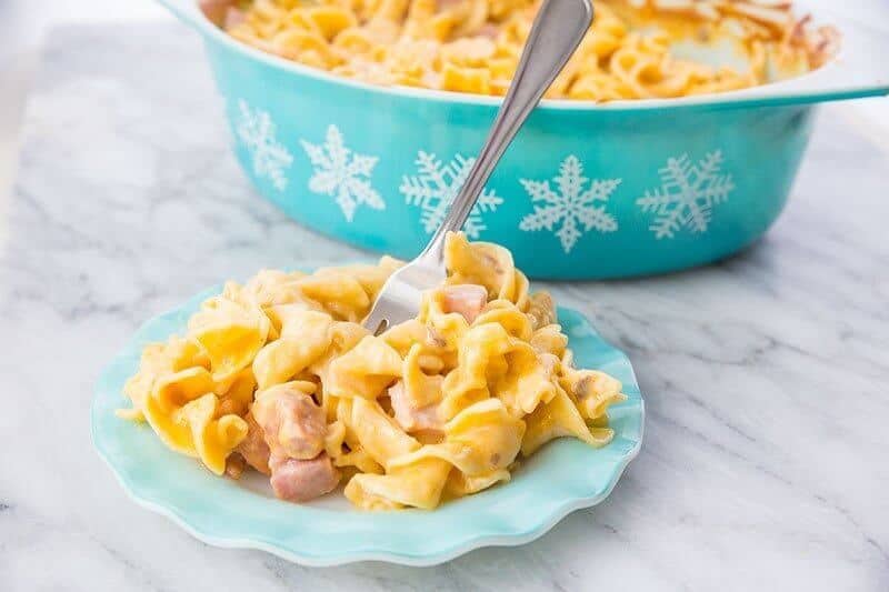 Creamy Ham and Noodle Casserole The Kitchen Magpie