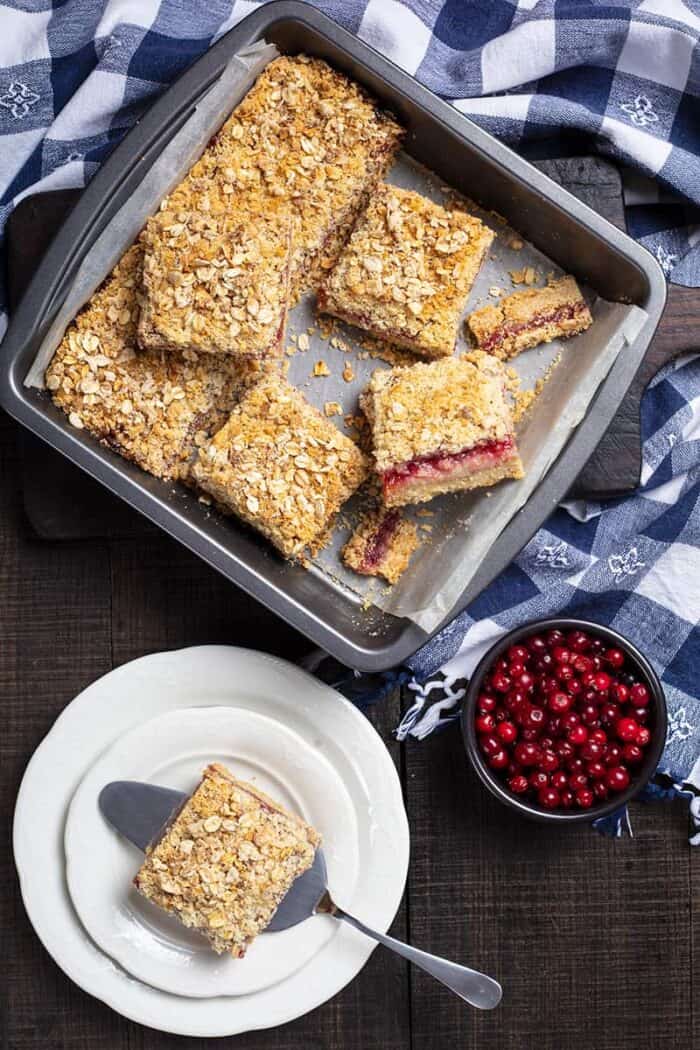 Cranberry Oatmeal Bars The Kitchen Magpie