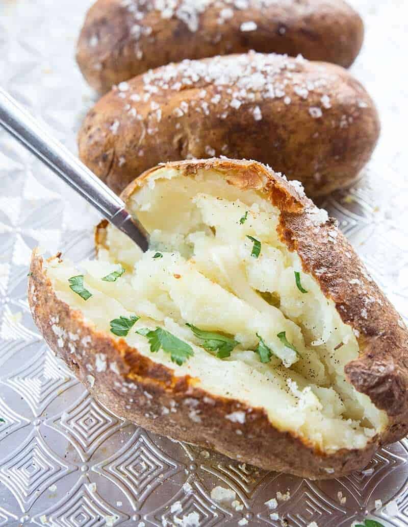 Steakhouse Style Baked Potato - Tastes Lovely