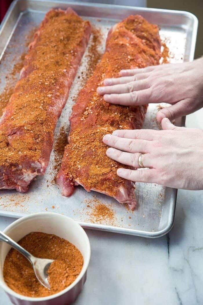Sweet & Smoky Dry Rub for Ribs - The Kitchen Magpie