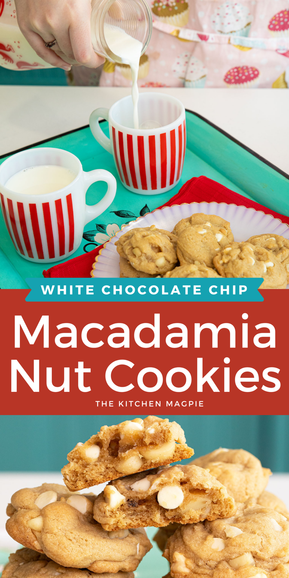 Nothing beats a white chocolate chip macadamia nut cookie for a treat. These buttery, chewy, and utterly decadent cookies are a must-bake!