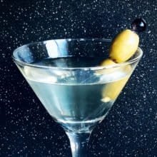 Dirty Martini close up