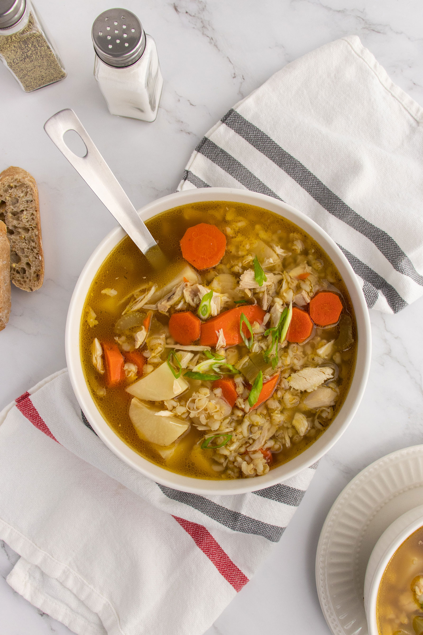 Chicken Barley Soup – Skinny Spatula