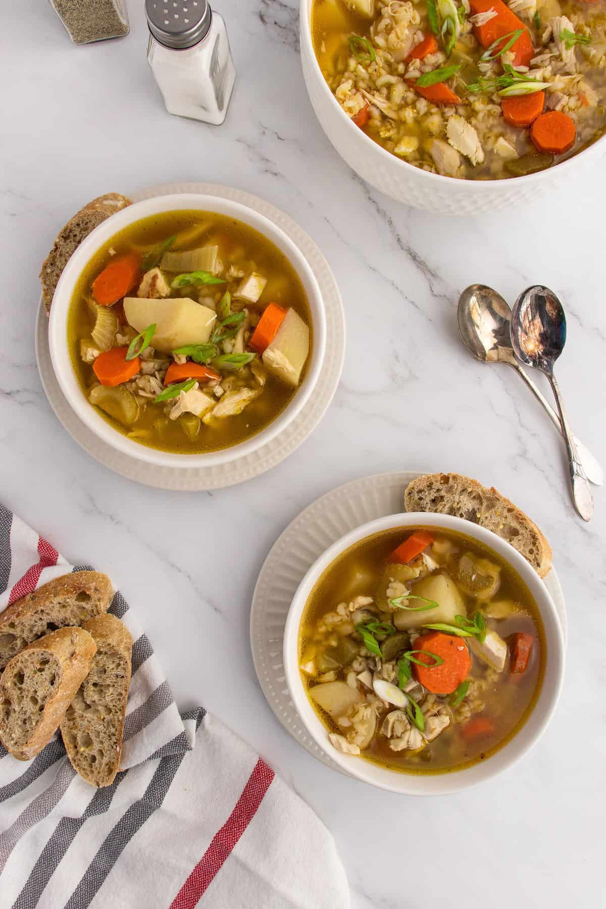 Chicken Barley Soup & A New Crockpot - The Kitchen Magpie