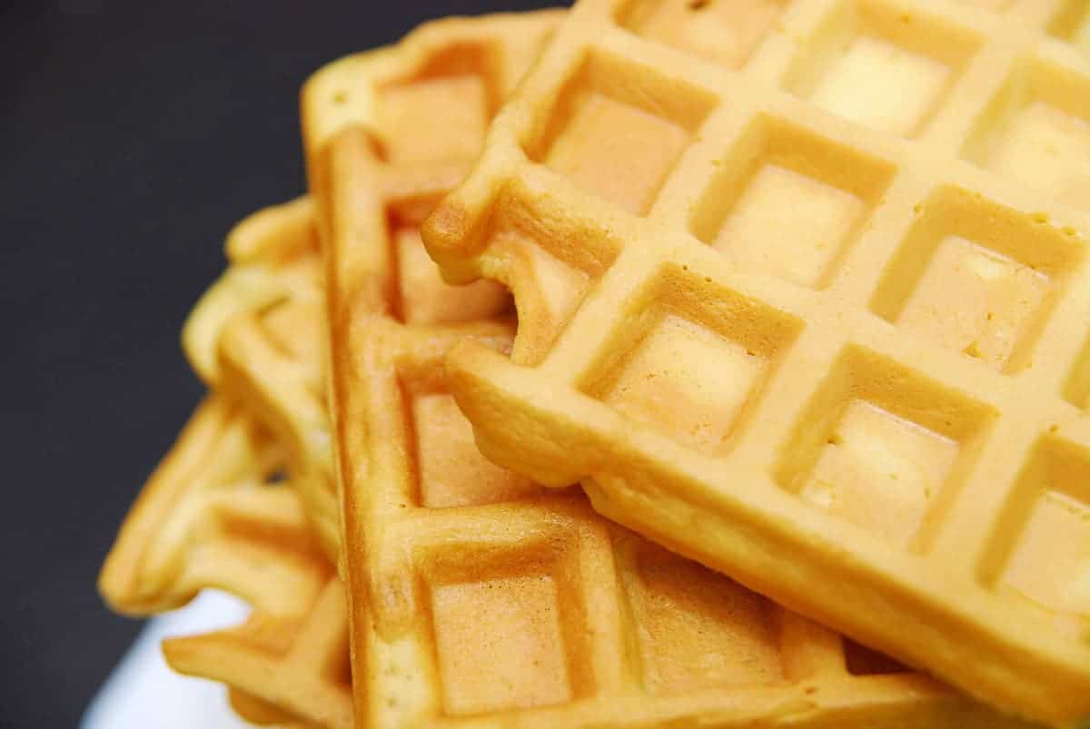 Classic Homemade Belgian Waffle Recipe - The Kitchen Magpie