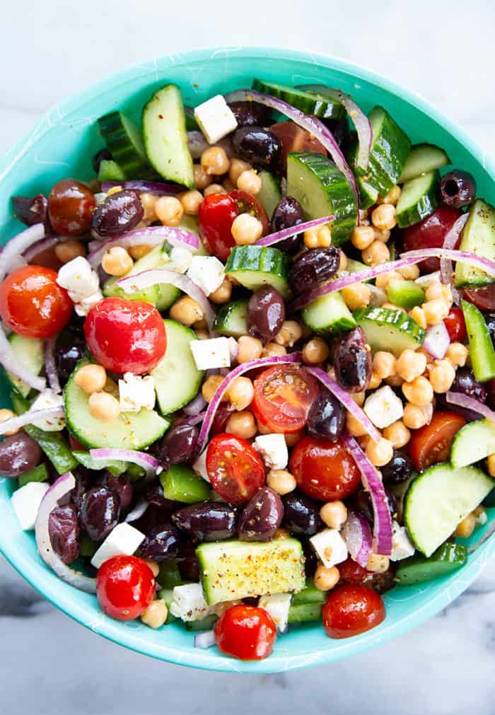 Mediterranean Chickpea Salad The Kitchen Magpie 2914