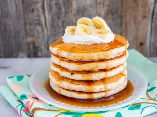 Fluffy Banana Pancakes The Kitchen Magpie