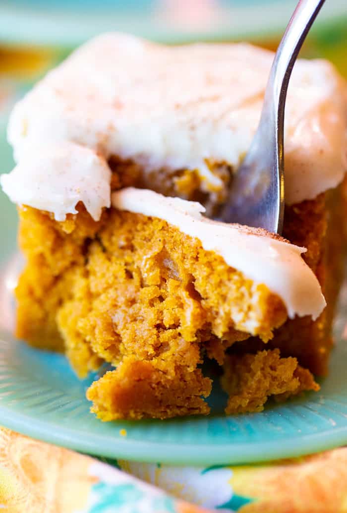 Perfect Pumpkin Bars with Cream Cheese Frosting - The Kitchen Magpie