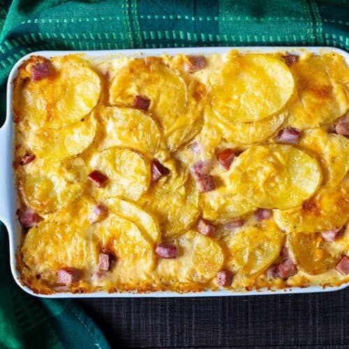 Scalloped Potatoes and Ham - The Kitchen Magpie