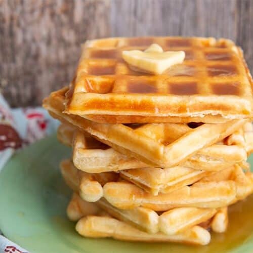 Classic Waffle Recipe - The Kitchen Magpie