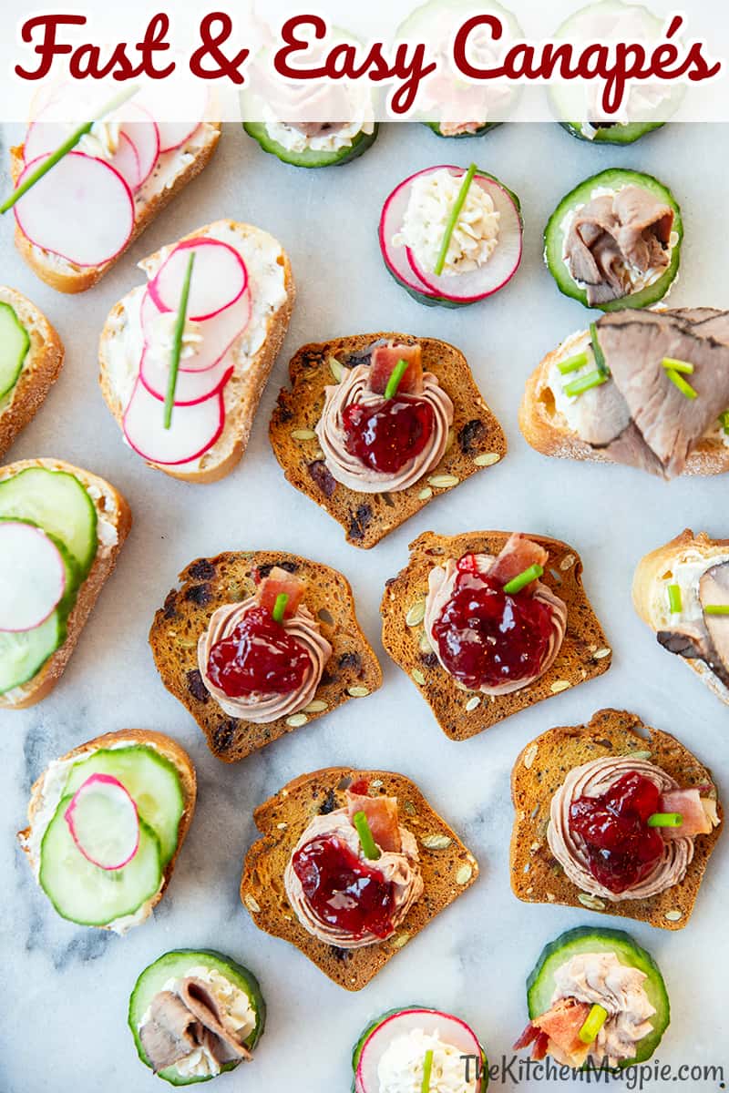 Delicious Easy Canapés - The Kitchen Magpie